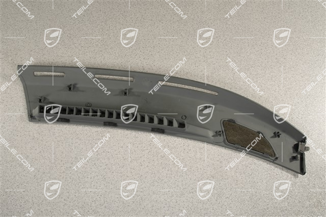 Dashboard defroster trim / cover, Stone grey, L