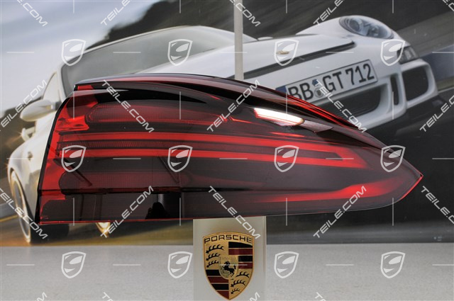 Rear light set, black-red (4 pcs), facelift 2014->