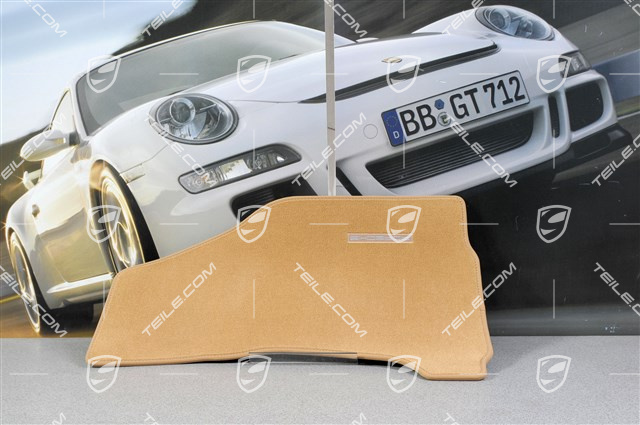 Dywaniki, BOSE Sound System, komplet 4-częściowy, do Cabrio/Targa, piaskowy beż