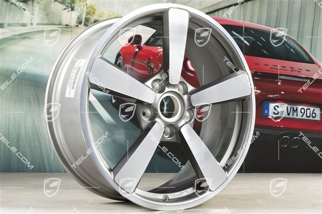 20-inch Carrera Exclusive wheel rim, 8,5J x 20 ET53, Platinum Silver