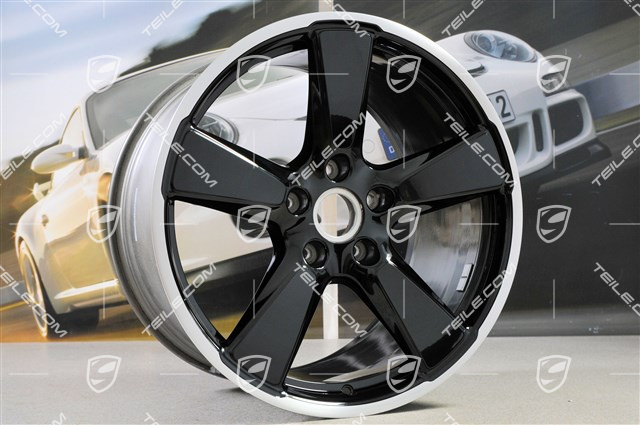 20" Felge, Sport Classic, 11,5J x 20 ET63, schwarz hochglanz