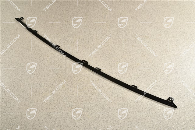 Centre disc / trim for front bumper retaining frame centre, Black