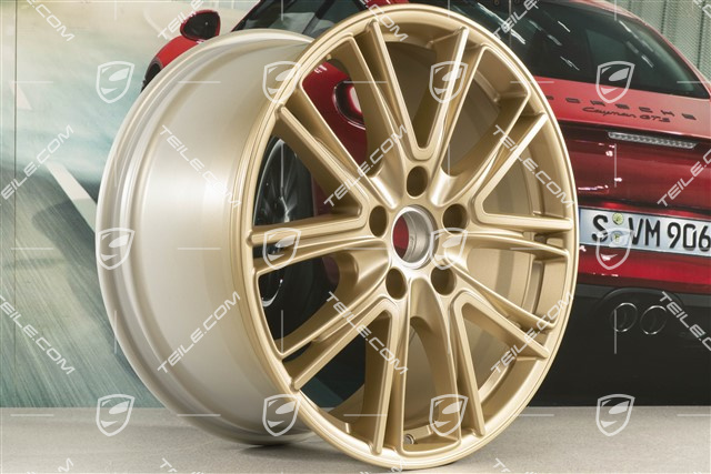 20-inch wheel rim Exclusive Design, 10,5J x 20 ET71 + 9,5J x 20 ET71, for winter use, Aurum satin mat