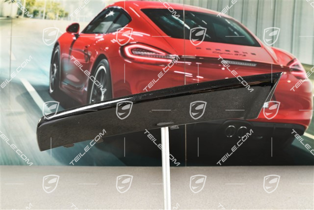 Turbo S, Front bumper disc / trim, upper, black, R