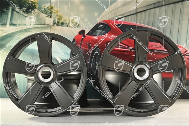 20+21" Sport Classic wheel rim set, 9,5J x 20 ET44 + 12J x 21 ET63, Turbonite