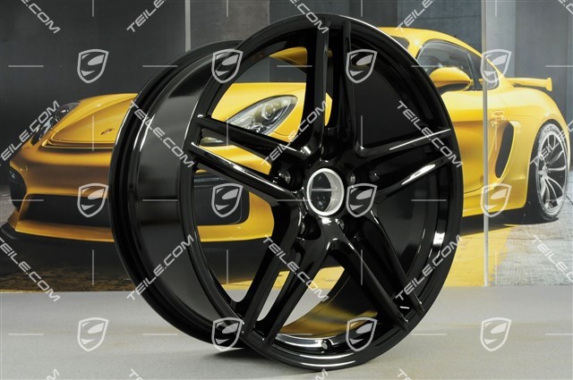 19" Felge Carrera VI, 8,5J x 19 ET50, in black (high gloss)