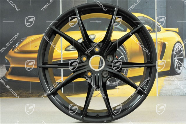 20-inch wheel rim Carrera S IV, 10J x 20 ET45, black satin matt