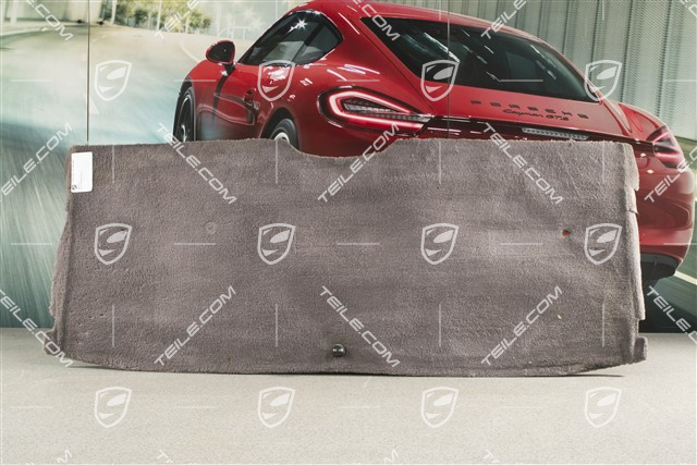 Tapicerka tylnej ściany grodziowej, Wykładzina, Space grey, Cabrio