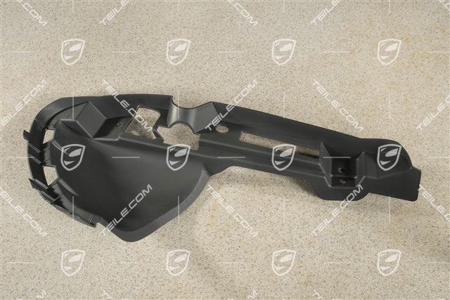 Air duct / guide / 3,0L 4,2L, Diesel, Satin black, L