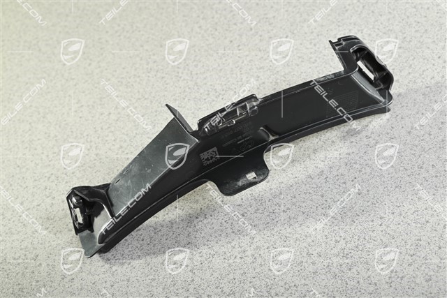 Air guide / duct, black matte, R