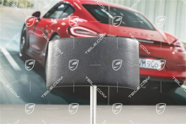 Extension upper part for center console rear, leather, Metropole blue, coupe / Targa