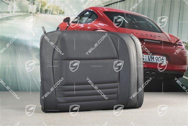 Notsitzrückenlehne / Rücksitz / Rückenlehne, Hinten, Kunstleder, Metropolblau, Cabrio, R