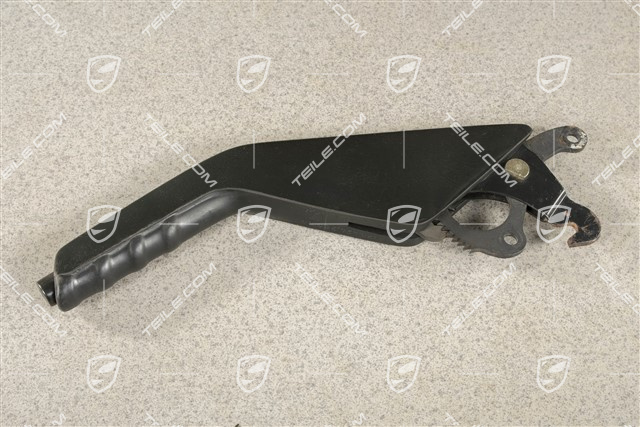 Handbremshebel, Schwarzes Leder