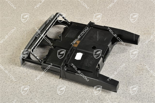 Cup holder / Beverages support, rear, Steel Grey