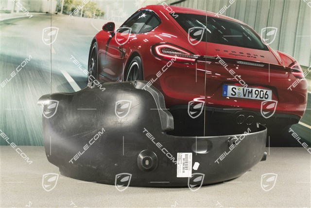 C2, Rear wheel-well liner, front part, L