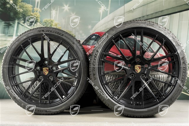 20/21-inch Turbo V winter wheel set, wheel rims 8,5J x 20 ET40 + 11J x 21 ET66 + winter tyres 245/35 R20 + 305/30 R21