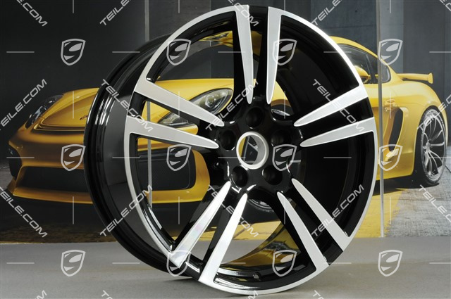 21" komplet felg "Turbo II, 10J x 21 ET50, czarny wysoki połysk