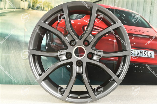 21" Felge Cayenne Exclusive Design, 9,5J x 21 ET46, vesuvgrau