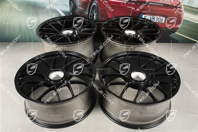 20-inch wheel rim set Turbo Sport III, central lock, 9J x 20 ET51 + 11,5J x 20 ET56, black high gloss