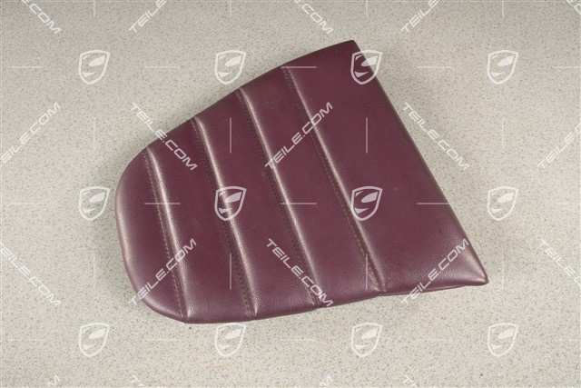 Back seat lower / cushion, Leatherette, Magenta, L