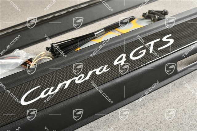 Blenden/Einstiegleisten, Beleuchtet , Carbon, Carrera 4 GTS, Satz L+R