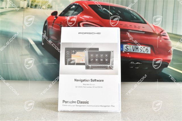 Navigationssoftware / Karte Europa mit Stand Q2/2025