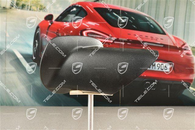 Aussenspiegel, Spiegelfuss, Abdeckkappe, Satinschwarz, R