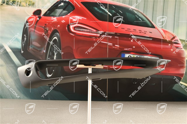 Lamelka / blenda kratki zderzaka, czarny mat, Carrera 4, PDC, R