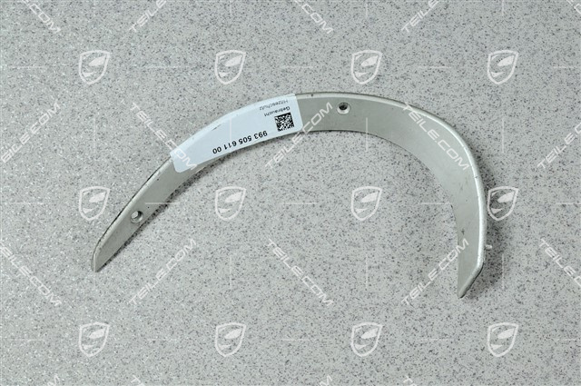 Heat shield above tailpipe, Turbo, L Heat shield above tailpipe, Turbo, L