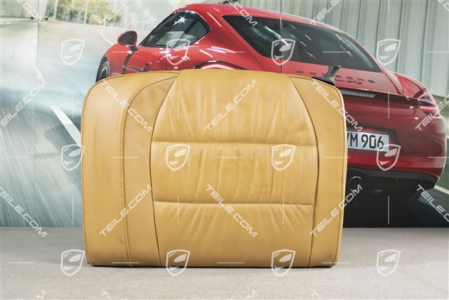 Notsitzrückenlehne, Raffleder, savannabeige, Cabrio, L