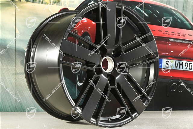 20-inch wheel rim Panamera Design 2, 11,5J x 20 ET68, black satin matt