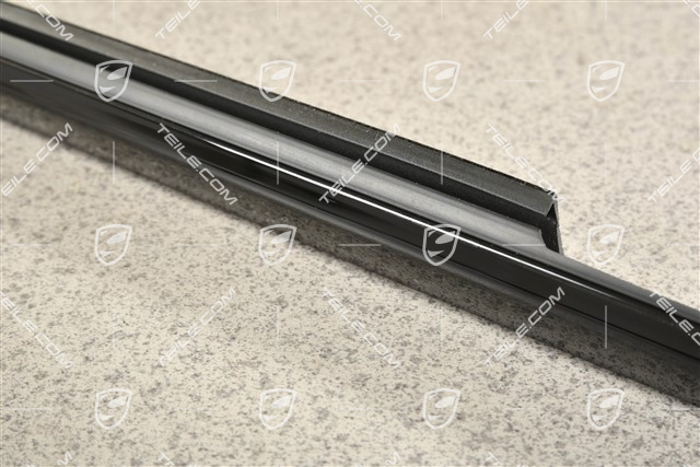 Zierleiste, Aluminium-Paket, schwarz, Hinten, Unten, R