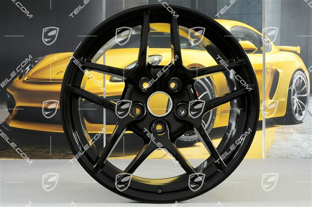 19-inch Carrera S II wheel, 11J x 19 ET51, black highgloss