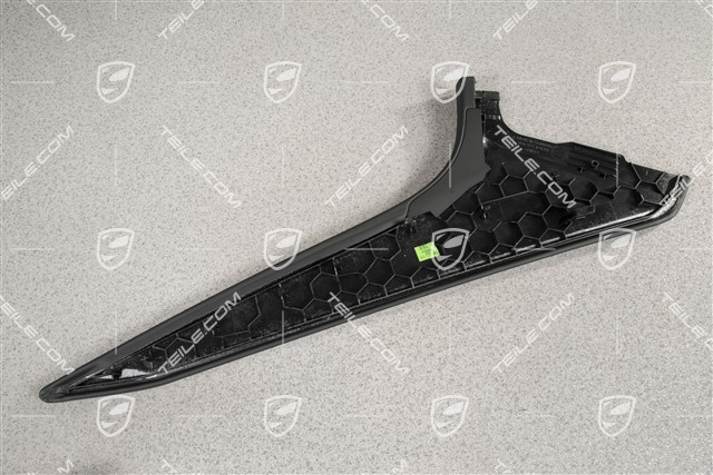 Mittelkonsole, Blende, Leder, seitlich, schwarz, L