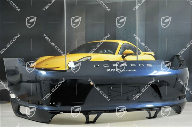 Rear bumper, C4/C4S, with Sports exhaust system, with ParkAssist