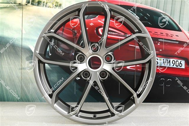 20" Felga GT4, 8,5J x 20 ET61, Platinum, satynowy mat