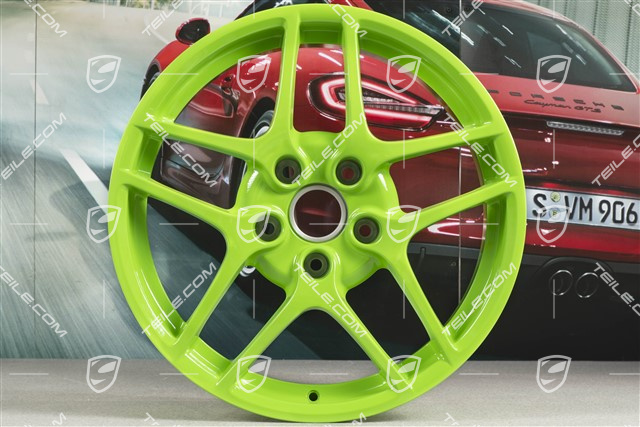 19" felga Carrera S II, 8J x 19 ET57, Lizard green
