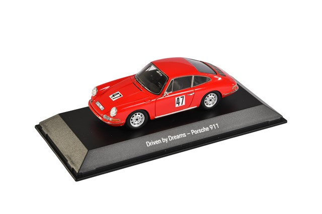 Porsche 911 2.0 Eberhard / Mahle, Driven by Dreams, 75Y, Spark, rot, Maßstab 1:43