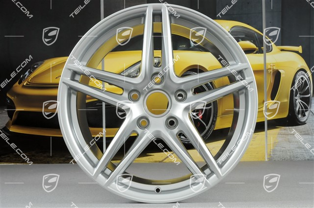 19" Felge Carrera VI, 11J x 19 ET77, Brilliant Silver