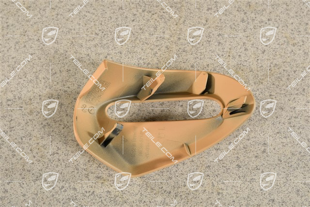 Cabrio, Sicherheitsgurt Abdeckung / Rosette, Sandbeige, L