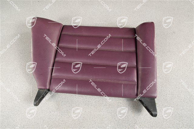 Back seat backrest, Coupe, Leatherette, Magenta, R