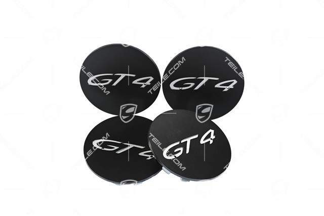 Hub cap, GT4, silky gloss black matt