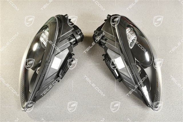Xenon headlight, Turbo, with daytime running light, SportDesign package, BLACK inside panel, set (L+R)