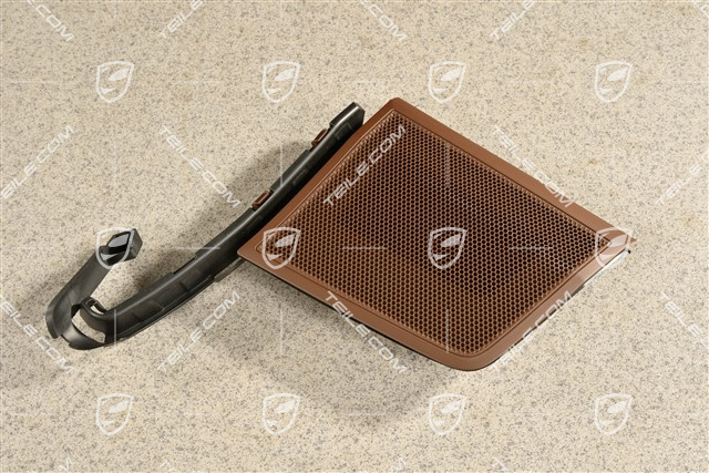 Dashboard cover trim for speaker, Truffle Brown, L
