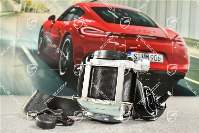 Seat belt, Coupé / Targa, front, black, USA, L=R
