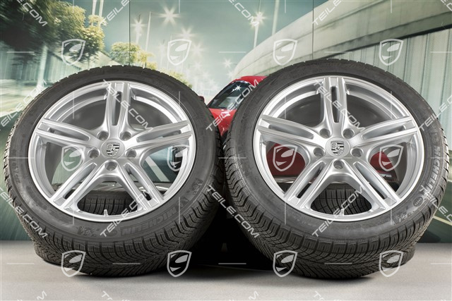 20" Koła zimowe "Panamera Turbo", felgi 9,5 J x 20 ET71 + 10,5 J x 20 ET71 + opony zimowe Michelin Pilot Alpin 4 275/40 R20 + 315/35 R20