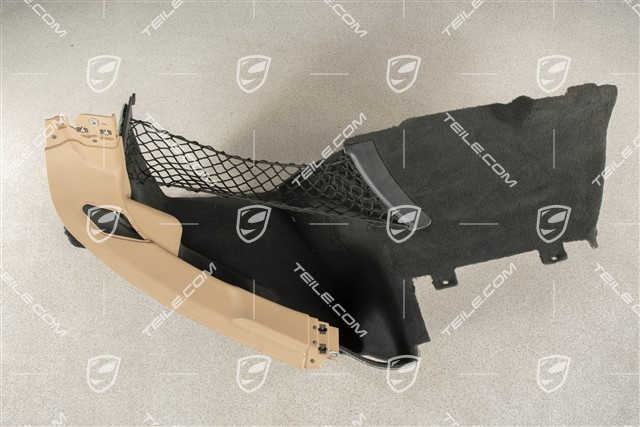 Tapicerka bagażnika, Black/Luxor beige, L