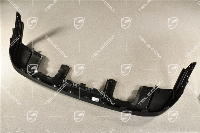 Spyder, Rear bumper lower cover / diffuser, Black matte