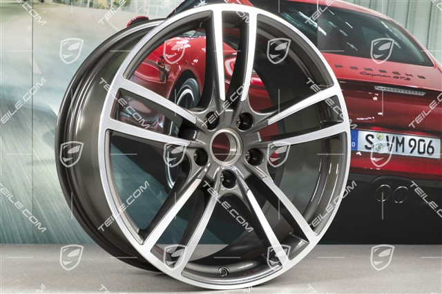 21" Komplet felg Cayenne Turbo, 11J x 21 ET58 + 9,5J x 21 ET46