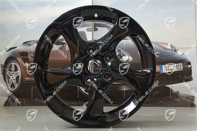 18" Felgensatz Turbo Look II, 8J x 18 ET50 + 11J x 18 ET45, schwarz